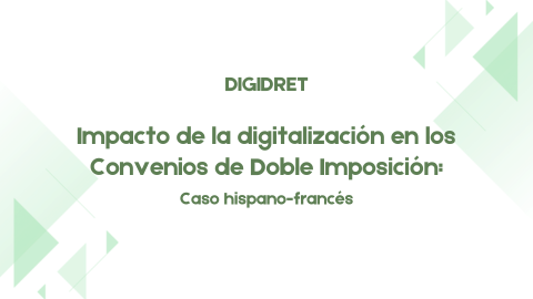Cartell del seminari ¿Impacto de la digitalización en los Convenios de Doble Imposición¿